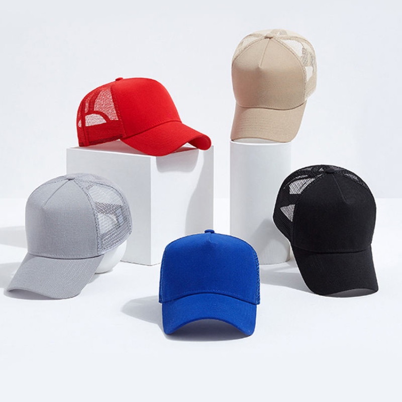 Hip Hop Hat Custom Logo 3d Embuidery Custom Logo Cotton Více barev Trucker Cap pro venkovní sporty