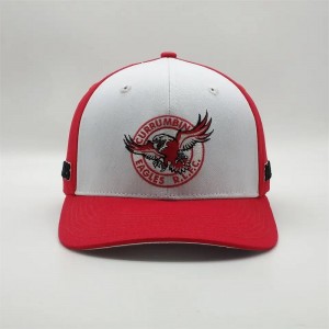 Vlastní vysoce kvalitní výšivka 6 panelů Two Tone Pred Card Bram Hat Low Profil Cotton Dad Baseball Cap