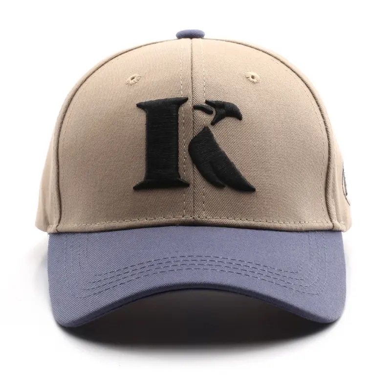 Luxusní 3D vyšívaný 6 panelů táta baseballového klobouku dvou tónů baseballových klobouků